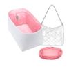 Органайзер-сумка Tyvek Carryall - Водонепроницаемый, Легкий, Перерабатываемый, с Нейлоновой Подкладкой (Кристальный розовый, BB)