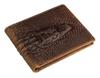 Jiamida Men’s Crazy Horse Leather Retro Cowhide Wallet – Short Dollar Clip with Multi-Card Slots