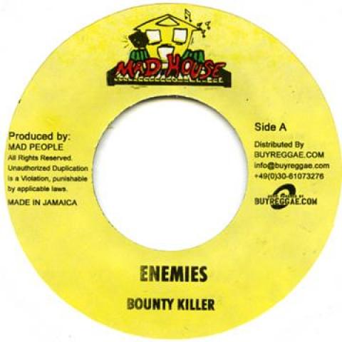 7-дюймовая пластинка BOUNTY KILLER / BABY CHAM, TIMBERLE - Enemies / Thump Mi 243610 Mad House/Buyre 2011 Германия Регги, Ска и Даб Б/У