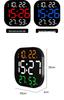 LED Acrylic Decorative Gym Wall Clock with Countdown Timer for Living Room