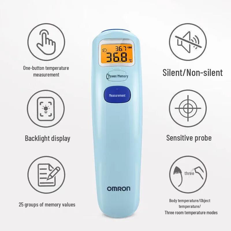 Omron Бесконтактный термометр для лба MC-720
