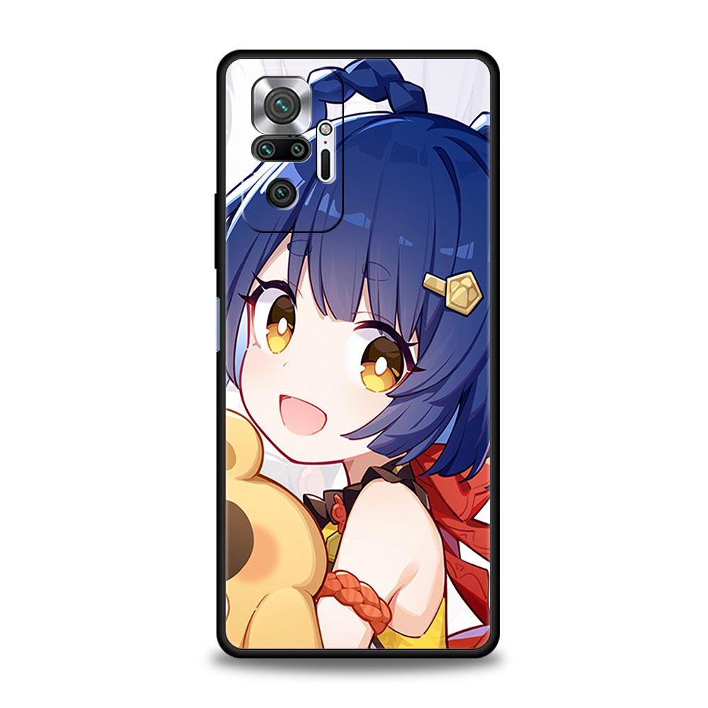 Чехол для телефона Genshin Impact для Xiaomi Redmi Note 12 11 10 Pro Plus 10S 9S 9 9T 8T 9C 9A 8 7 K40 Gaming Силиконовый чехол