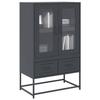 VidaXL Highboard Anthracite 68x39x111,5 Cm Steel, Cabinet, Storage Cabinet, Highboard, Sideboard, Cabinet 853364