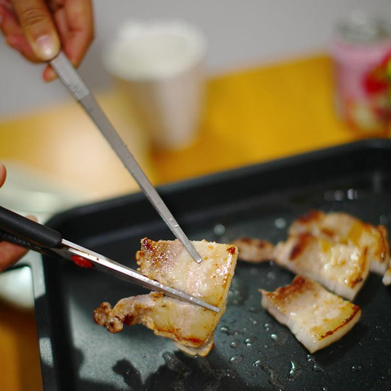 30 см кухонный пинцет тонкий пинцет щипцы сверхдлинные из нержавеющей стали кулинарные пинцеты для барбекю инструменты для бармена