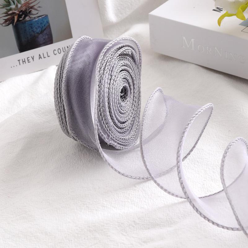 6 см простая лента «рыбий хвост» для букетов, тортов и поделок своими руками