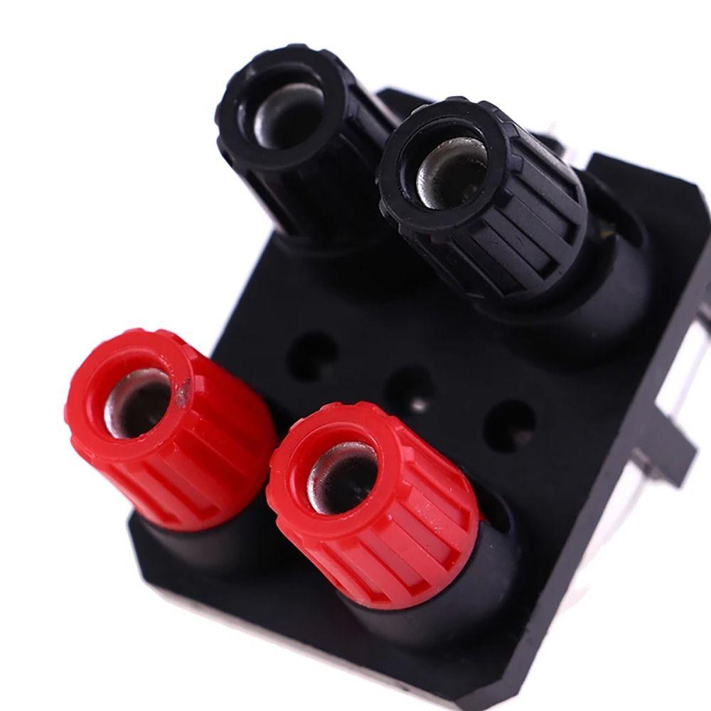 1Pcs 2/4/6 Positions Audio Terminal Block External Audio Jack Screw Post Speaker Amplifier