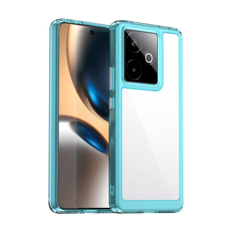 Для чехла Realme GT 7 Для чехла для Realme GT 7 7T Обложка TPU Бортик Акриловая Защитная Задняя Крышка для Телефона для Realme GT7 Realme GT 7T