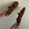 2025 Autumn New Fashion Low-heeled Round Head Shallow Mouth Casual Women's Shoes Mary Jane Shoes Flats
