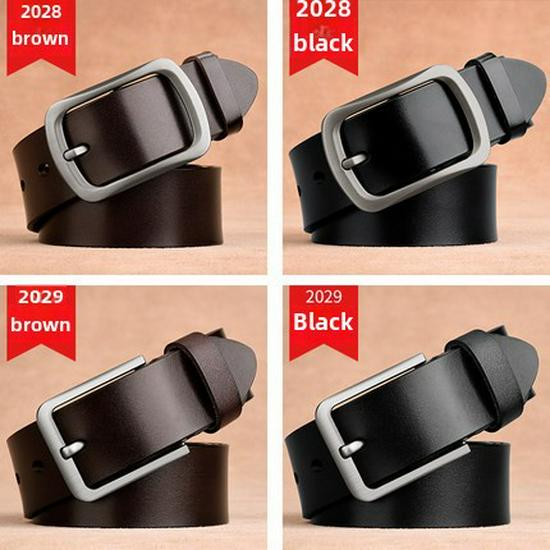 Мужской ремень из натуральной кожи: Классический, модный, деловой и повседневный стиль