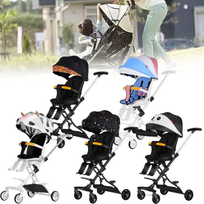 Efficient Foldable Baby Stroller With Adjustable Reclining Seat And Attractive Color Variants