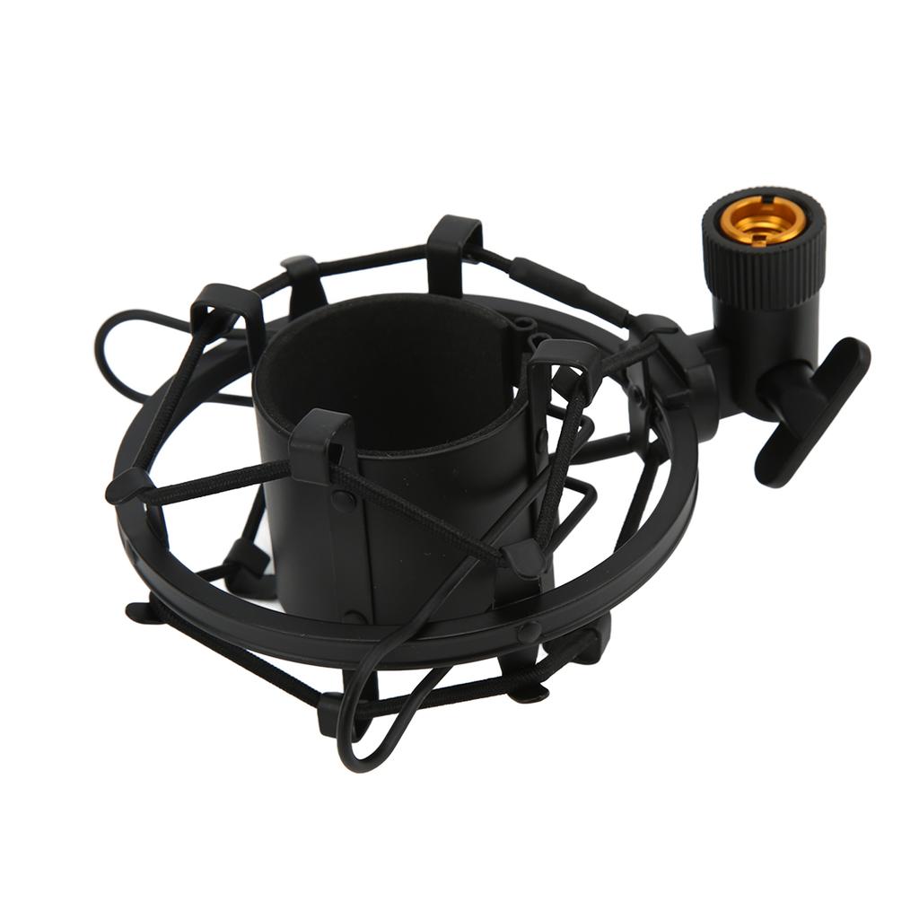 Microphone Shock Mount 47‑57mm Mic Anti Vibration Holder Adapter Clip for Live Streaming Recording