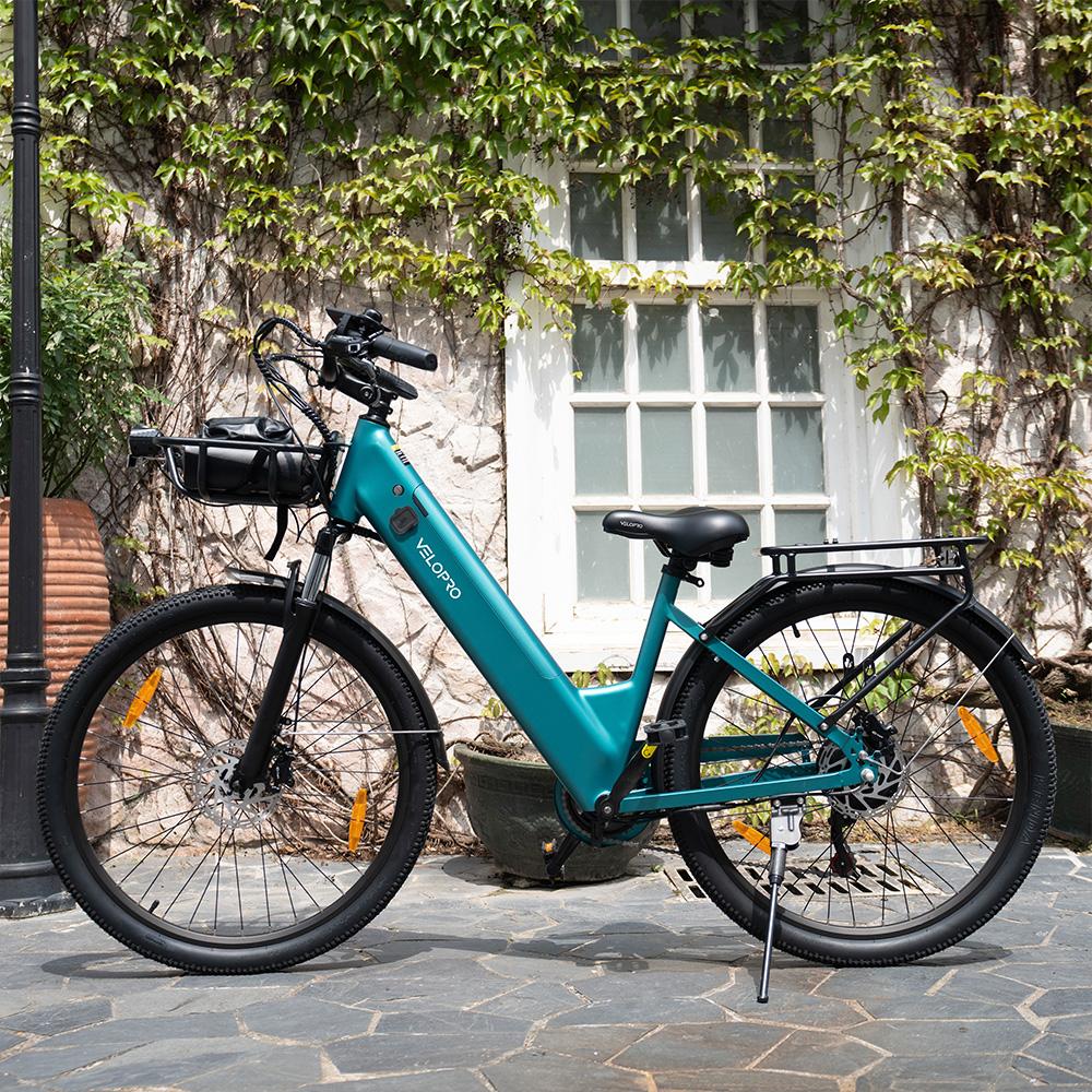 Velopro C1 Pro Electric Bicycle 27.5" Tire 250W Motor Urban Commuter Electric Bike 648Wh Hydraulic Brakes 7 Speed Max Load 150kg