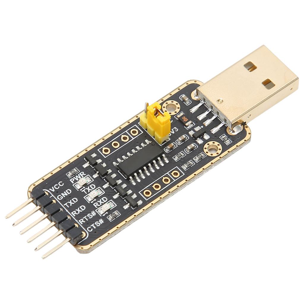 USB To UART Ttl Adapter Type A Overcurrent Overvoltage Protection 6Mbps Serial Communication Module