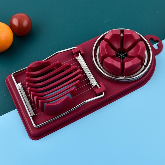 Yousheng Яйцерезка из нержавеющей стали для салата и сэндвича, фигурный разделитель, инструмент для нарезки яиц, кухонный гаджет