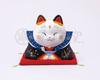 Nishiki-sai Fukusuke Maneki-neko (Lucky Cat) (Size 4) [7845] Improve Your Luck with Feng Shui. Cat Ornament.