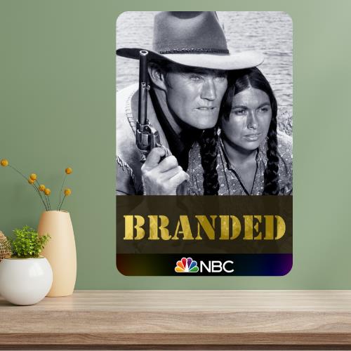 Branded Classic TV Show Metal Poster Sign