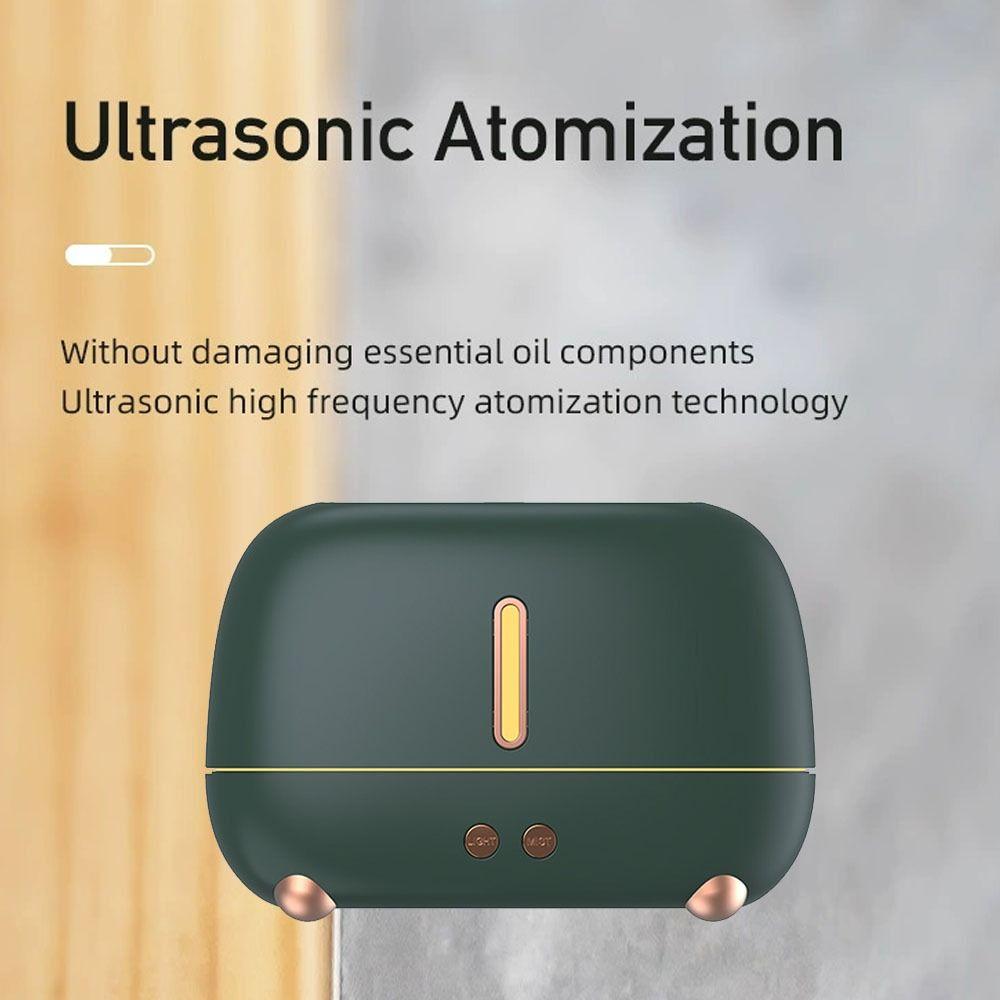 Ultra Quiet Flame Aromatherapy Diffuser 7 Colors Light Flame Humidifier Aroma Diffuser  Office