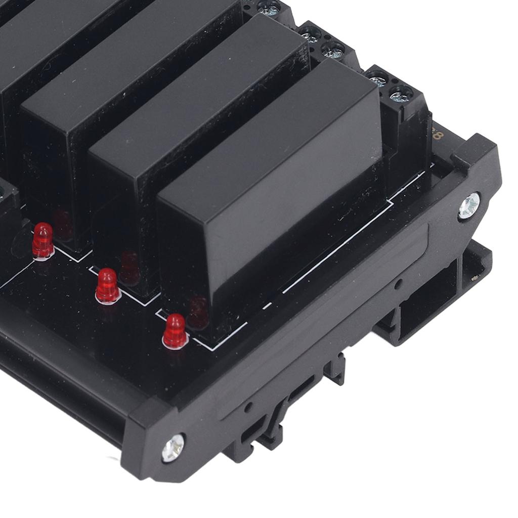 Модуль твердотельного реле Установка на DIN-рейку 8-канальное твердотельное реле Вход 3‑32 В постоянного тока 5‑8 А 24‑480