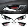 ABS Carbon Fiber Style Inner Door Handle Cover Protection Trim Sticker For Chevrolet Equinox 2017 2018 Accessories 4Pcs/Set