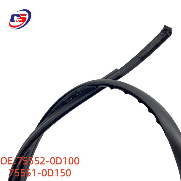 Toyota Yaris 14th Gen Roof Gutter Rubber Trim 75551-0D150/75552-0D100