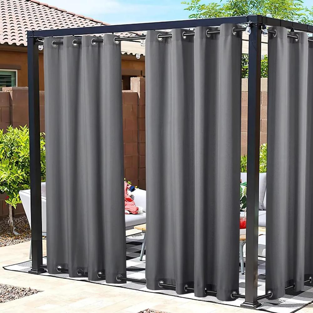 Waterproof Windproof Outdoor Curtains For Gardens/Balconies Summer 100% Polyester Shade Sails