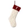18-inch Christmas Stockings, Letter Stockings, Knitted Letter Stockings, Candy Gift Bags