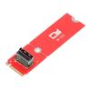 Xiwai на MCIO Female Mini Cool Edge Хост-адаптер Плата расширения-конвертер для PCIe NVMe SSD 2280 2230 Карта-конвертер PCI-E 5.0 4.0 M.2 M-Key I/O