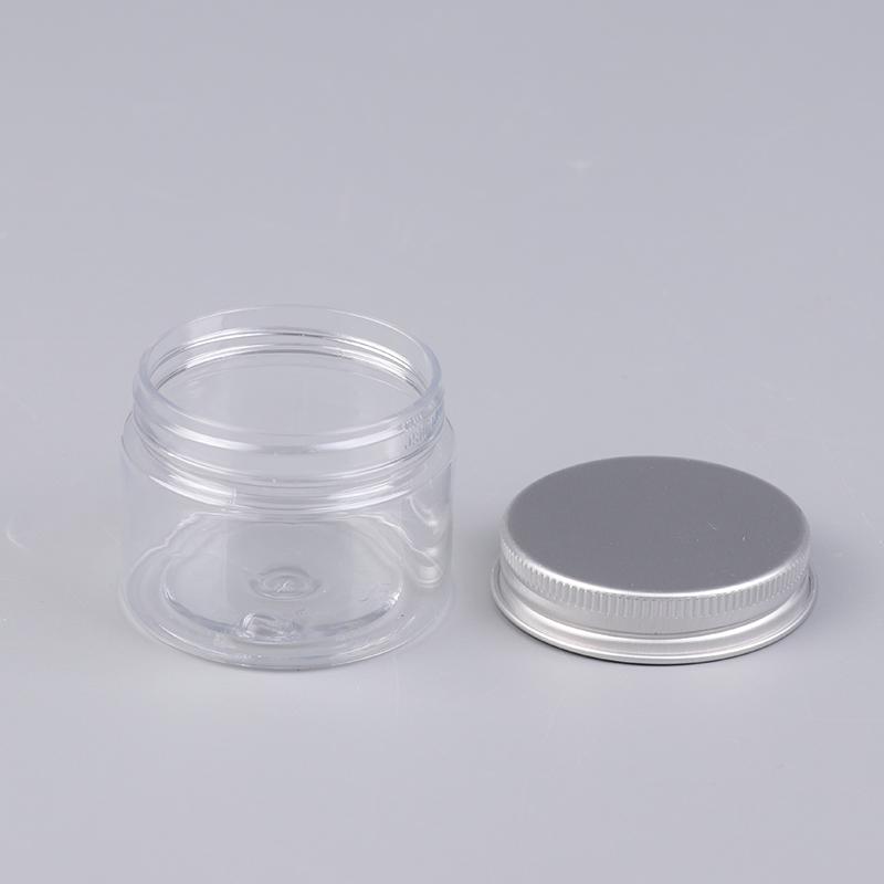 Empty Plastic Cosmetic Makeup Jar Pots Transparent Sample Bottles Eyeshadow Cream Lip Balm Container