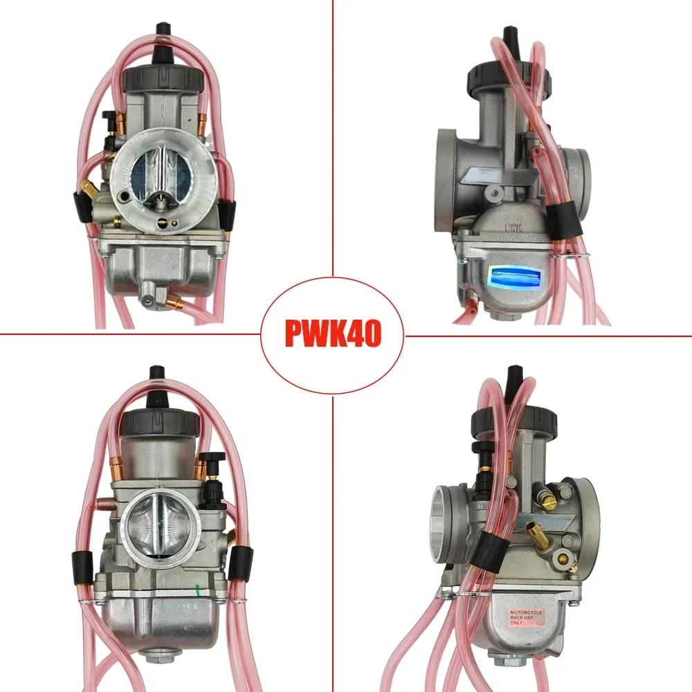 Карбюратор PWK 33 34 35 36 38 40 42 мм для KEIHIN PWK TRX250R 200cc-650cc 2-тактный 4-тактный Мотоцикл Квадроцикл Багги Питбайк Скутер Мотокросс