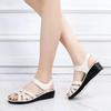 Women Sandals Summer Shoes 4cm Heels Sandals for Wedges Casual Pu Platform Shoes Wholesale 2025