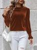 2024 Autumn/Winter Women's Velvet Long-Sleeve Top