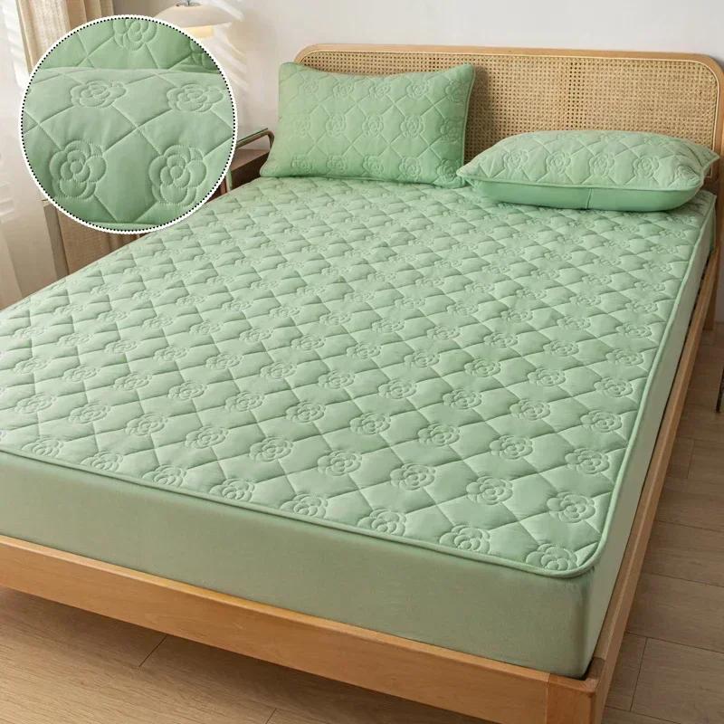 Водонепроницаемый утолщенный наматрасник, протектор, регулируемые простыни, покрывала, антибактериальный коврик для кровати 150x200, 160x200, 180x200