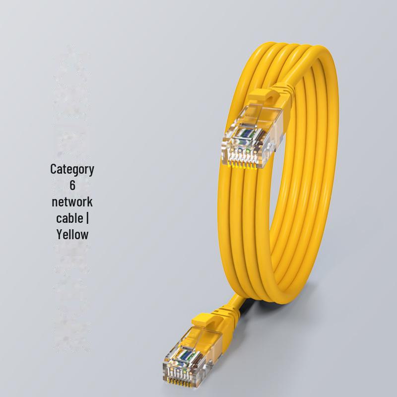 Pure Copper High-Speed Network Cable: Short Ethernet Jumper for Router and Computer, Cat 5e/6.