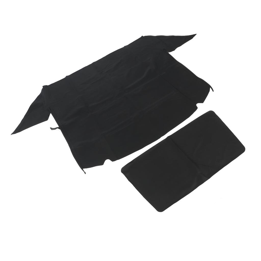 Black Convertible Soft Top Canvas Abrasion Resistant MB03 22 Replacement for Benz R129 SL Bodies 1990 to 2002
