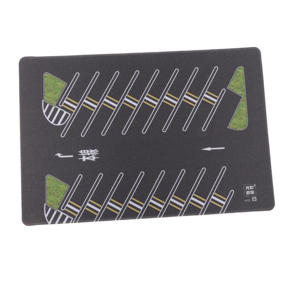 1:64 Коврик для парковки Диорама Коврик для мыши Сцена с автомобилем Мини-гараж для литых моделей Автомобиль Модель автомобиля Сцена с транспортным средством Игрушка