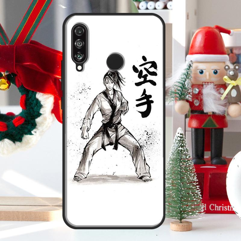Чехол Kung Fu Karate Taekwondo Martial для Huawei Nova 9 10 SE 11 Pro Y60 Y70 Y90 Y61 Y91 Y72 Y73 12i 11i 8i P20 P30 P40 Lite