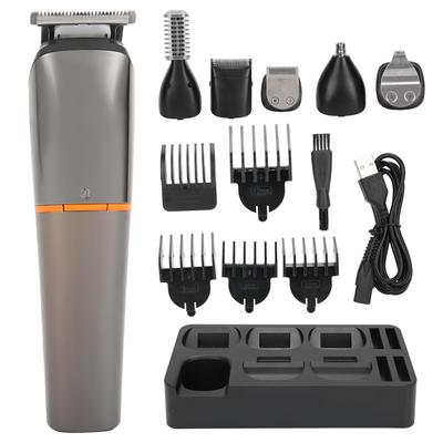6 в 1 электрическая машинка для стрижки волос триммер портативная машинка для стрижки волос инструмент для укладки USB зарядка
