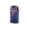 NBA Knicks Sleeveless Basketball Jersey, Fan Edition, No. 7 Anthony Men Tops Blue 864495-497