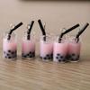 Accessories Resin Necklace Bottle Pearl Milk Tea Earrings Charms DIY Making Pendant Jewelry Making