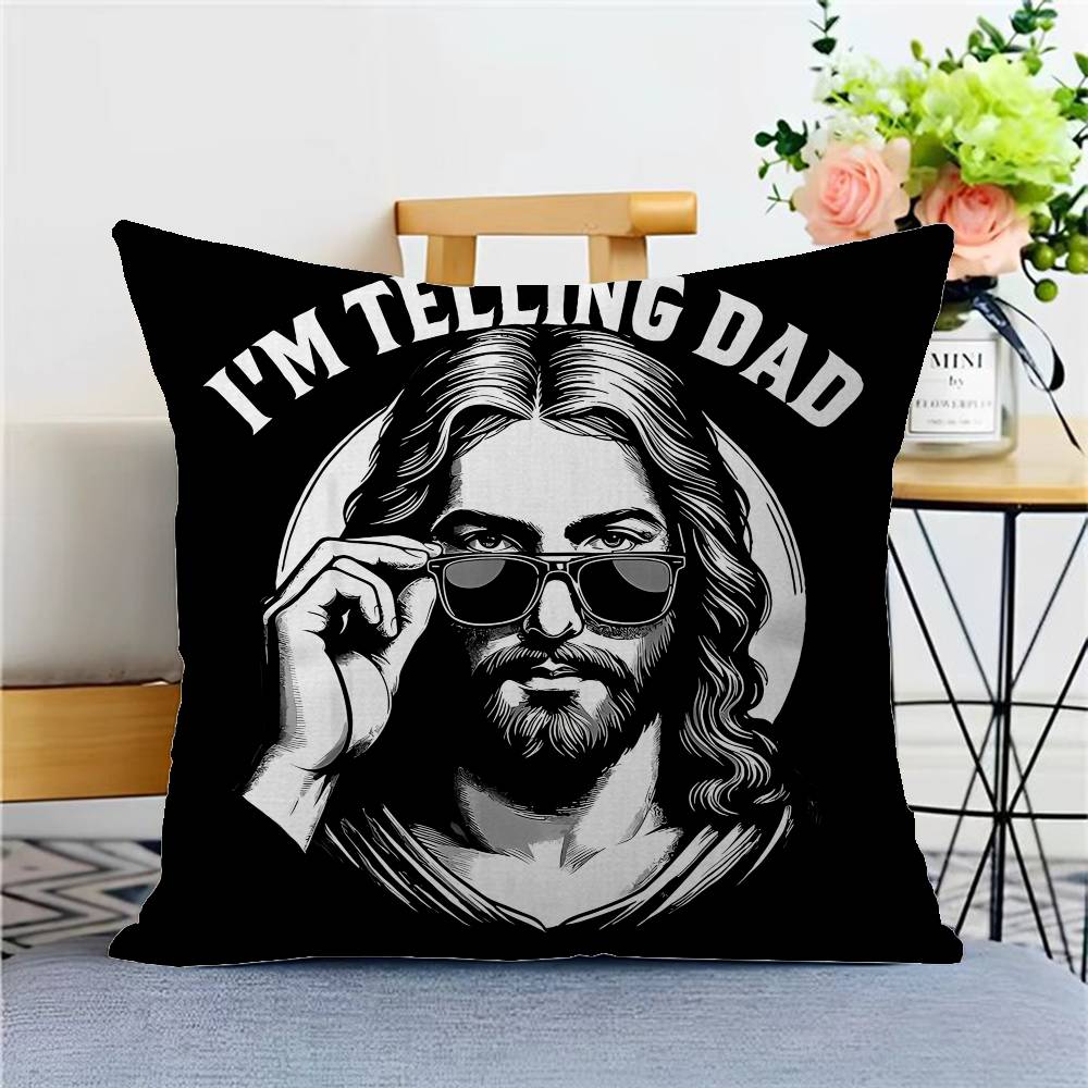 Jesus I Saw That pillow cover sofa cushion cover home room decoration children gift
