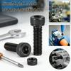 5-50 шт. Черные шестигранные болты M2-M10 класса прочности 12.9, Метрические винты из углеродистой стали, Высокопрочный набор крепежа для DIY-проектов