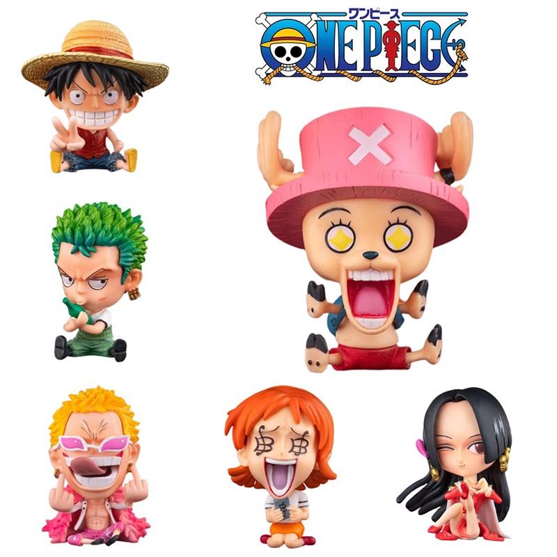 Bright One Piece Luffy Chopper Boa Hancock Figures Toy Gifts