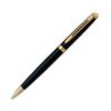Официальная шариковая ручка Waterman Metropolitan, Премиальный бренд Essential, Матово-черная с золотым покрытием, Подарок, (S0920760)