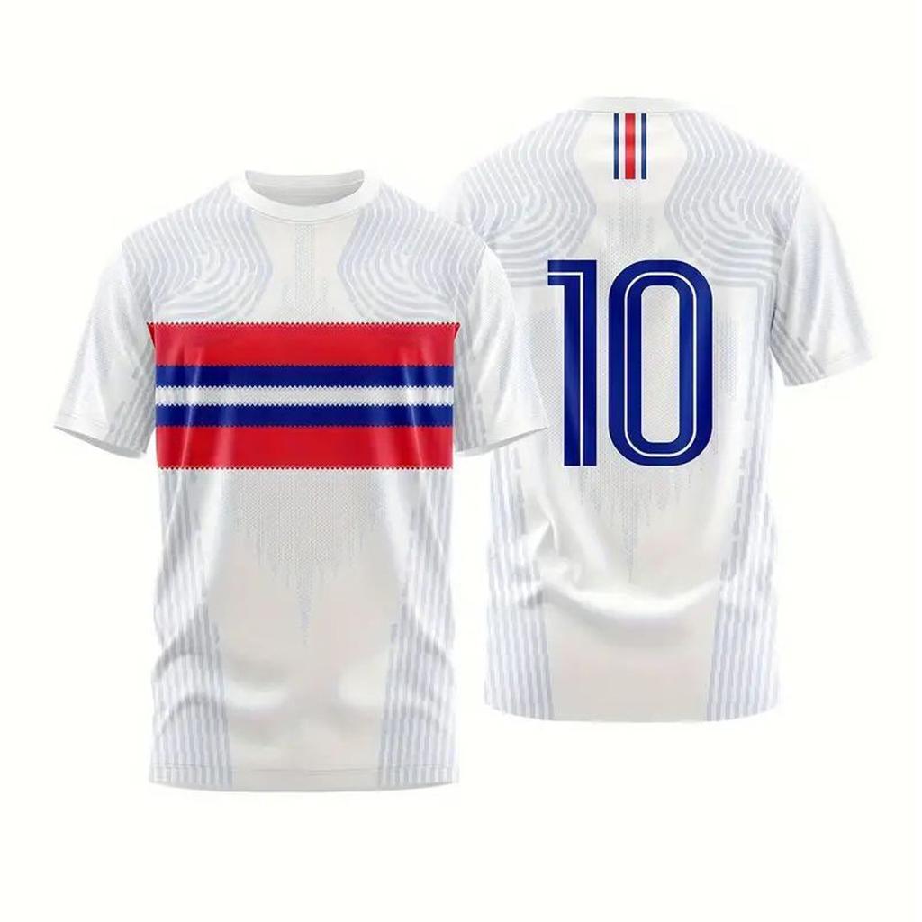 Летняя мужская футболка ST, повседневная футболка с коротким рукавом, футболка с принтом «10», уличная спортивная мужская одежда больших размеров