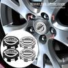 4Pcs/Lot 60mm Black Silver Car Wheel Center Cap Logo Hub Cover Wheel Cover For Nismo Qashqai X J10 J11 Trail Tiida Teana Skyline Juke X-trail