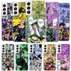 JoJo Bizarre Adventure Anime Cover Phone Case For Samsung Galaxy S26 S25 Edge S24 Ultra S23 S22 Plus S21 S20 FE Soft Fundas Shel