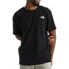 The North Face Evolution Box Fit TNF Size Short Embroidered Simple Black Men's Tee, Black, Small, Sleeve, Logo,