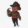 Freddy Krueger Cartoon Freddy Krueger Iron On Heat Transfer Printing Vinyl Patches Sticker for Clothes DIY Appliques Washable Patches