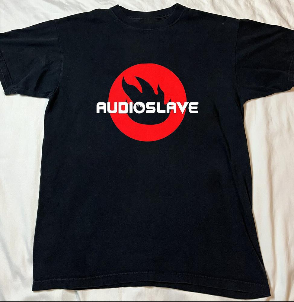 Audioslave ЛОГОТИП Черная Хлопковая Унисекс Футболка Все размеры S-5XL HD437