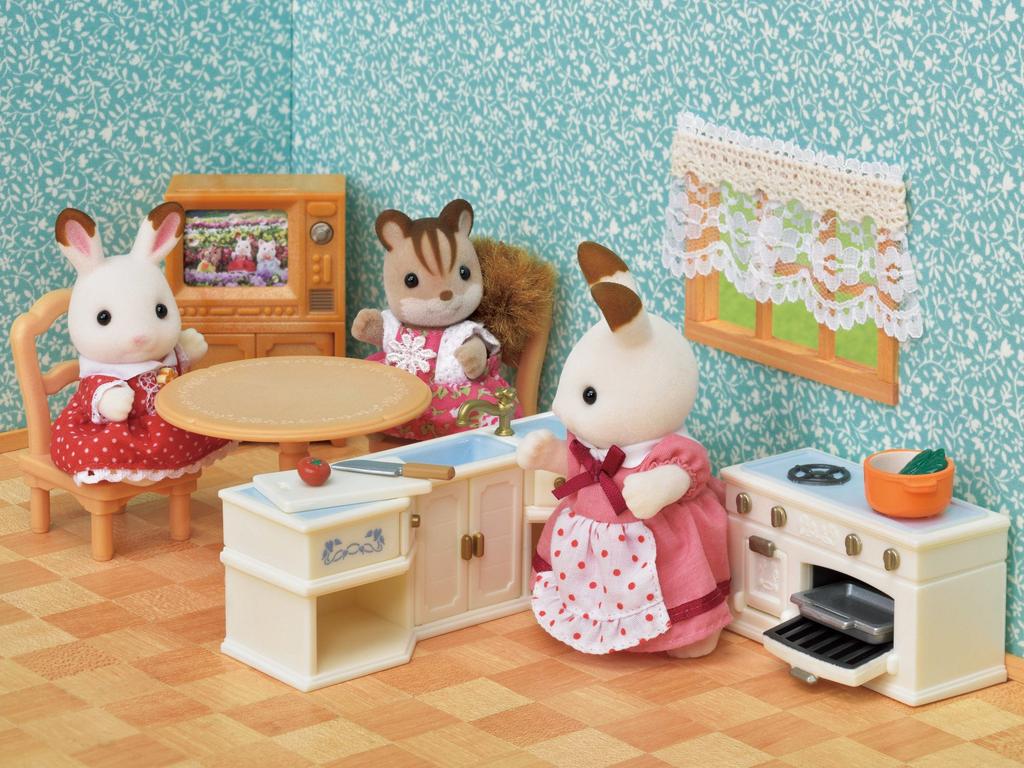Sylvanian Families Set House Furniture Set with Red ST Mark Certification For Ages 3 and Up Toy Dollhouse Sylvanian Families EPOCH Doll/Furniture [Big